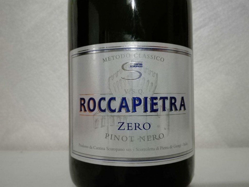 pinot nero metodo classico pas dose roccapietra zero scuropasso