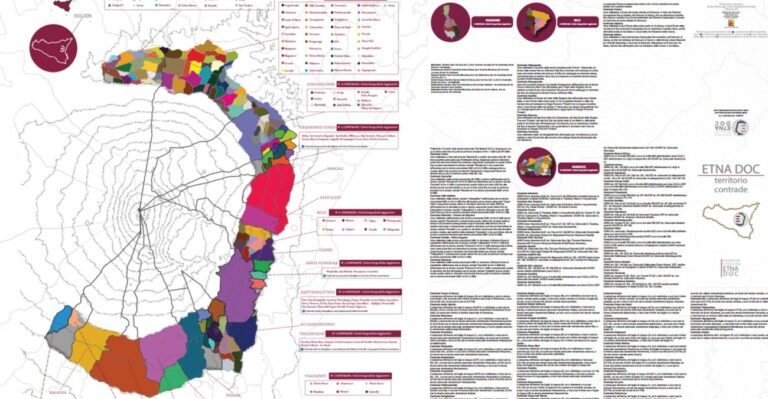 142 contrade (9 sono "nuove"): la mappa del mosaico Etna Doc è servita