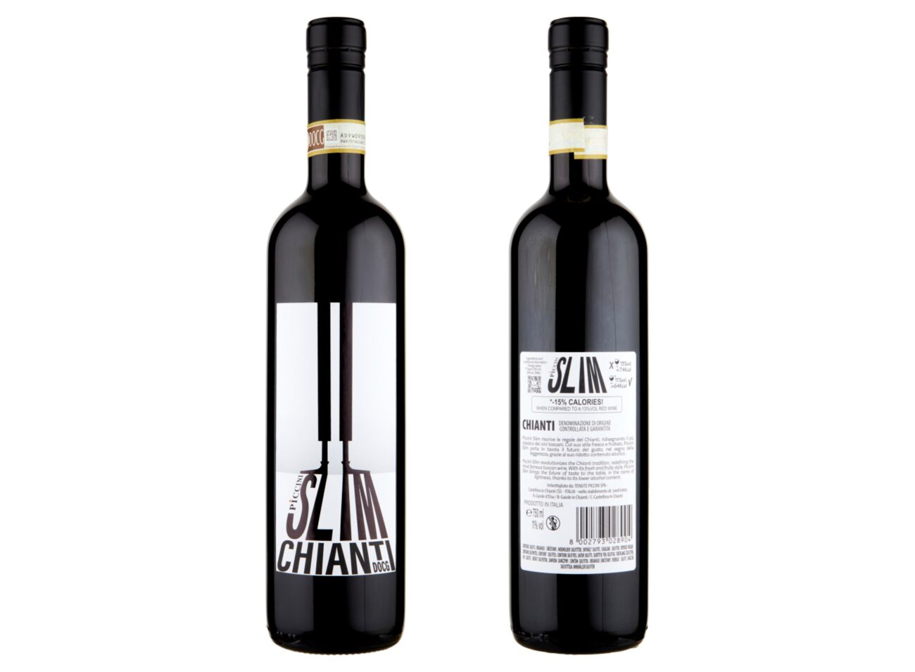 Chianti Slim Piccini poco alcol, tutto gusto, tappo a vite da carrefour italia