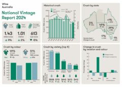 Vendemmia 2024 in Australia: crollo Shiraz, crescono uve bianche