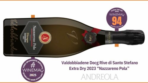 Miglior MartinottiCharmat 2025 Valdobbiadene Docg Extra Dry 2023 Nazzareno Pola, Andreola guida winemag migliori vini spumanti italiani prosecco