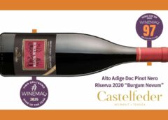 Pinot Nero Riserva 2020 Burgum Novum di Castelfeder è Miglior Vino italiano alto adige doc guida winemag punteggio 97 100