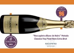 Roccapietra Blanc de Noirs Metodo Classico Vsq Pinot Nero Extra Brut Scuropasso Oltrepò pavese migliori spumante dell anno guida winemag 2025