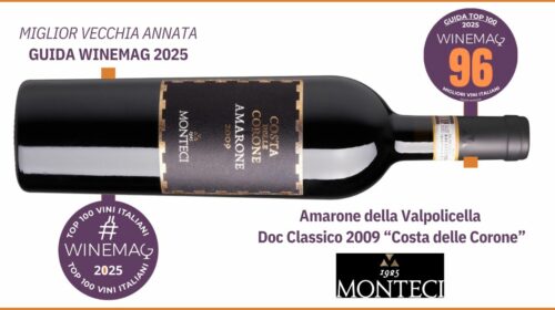 Amarone della Valpolicella Doc Classico 2009 Costa delle Corone di Monteci Premio speciale vecchia annata Guida Winemag 2025