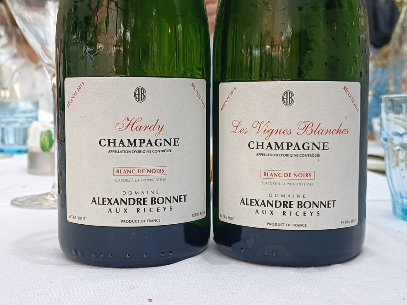 Champagne Alexandre Bonnet presenta Hardy e Les Vignes Blanches 2019