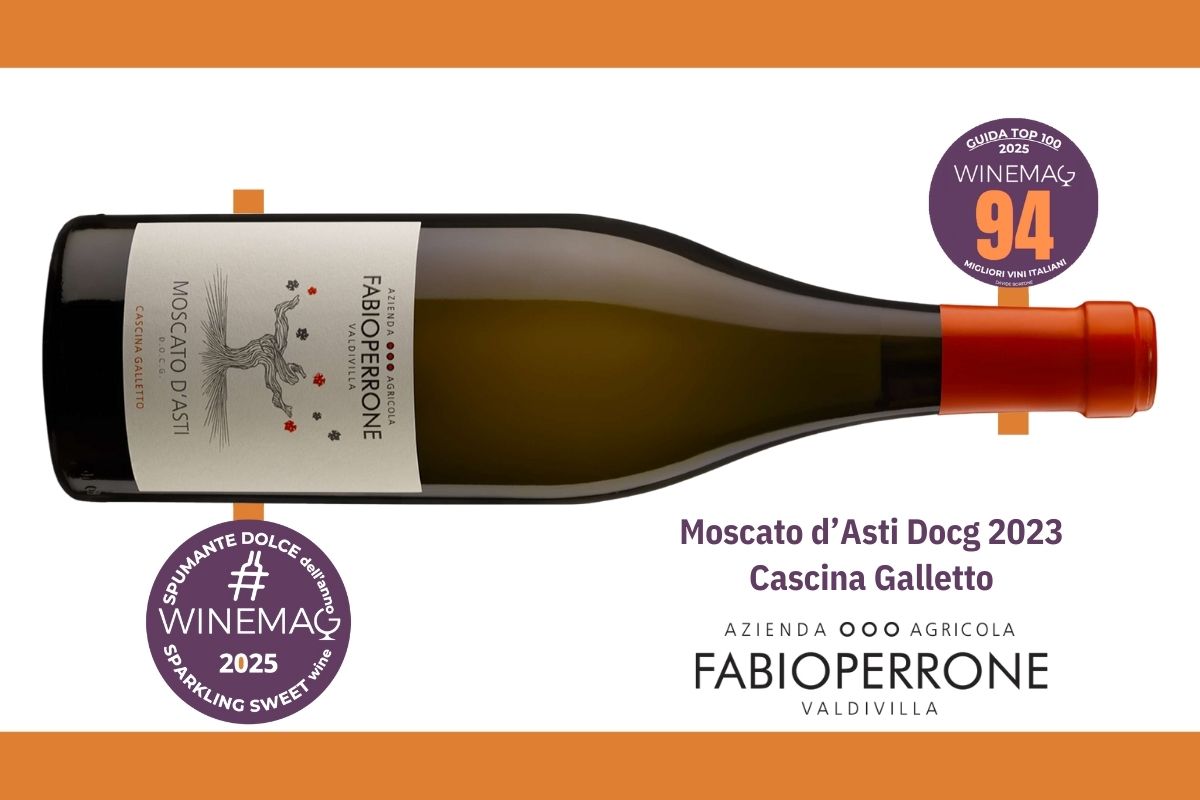 Miglior moscato d'asti bollicina dolce Guida Winemag 2025 Moscato d Asti Cascina Galletto Fabio Perrone