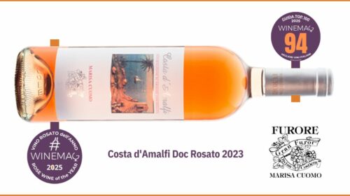 Miglior rosato Guida Winemag 2025 Costa d’Amalfi Doc Rosato 2023 Marisa Cuomo