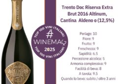 Trento Doc Riserva Extra Brut 2016 Altinum, Cantina Aldeno Guida Top 100 Migliori Vini italiani 2025 di Winemag