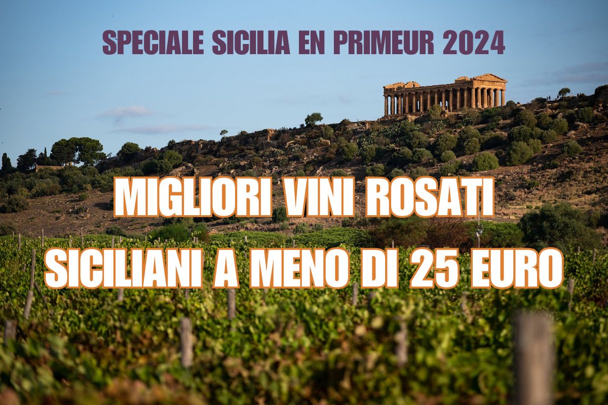 migliori vini rosati siciliani a meno di 25 euro, grazie agli assaggi alla cieca a Sicilia en Primeur 2024