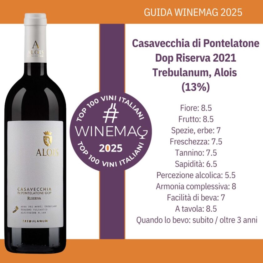 Casavecchia di Pontelatone Dop Riserva 2021 Trebulanum, Cantine Alois