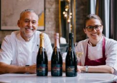 Champagne No, English sparkling chapel down alla cieca. Il test di un ristorante stellato test Caractère ristorante stellato Londra chef Emily Roux e Michel Roux che parla anche un po' italiano